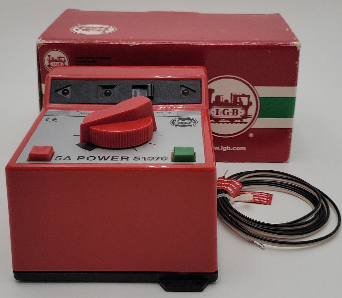 LGB 51070 5 Amp High Power Analog Powerpack & Throttle VG/Box