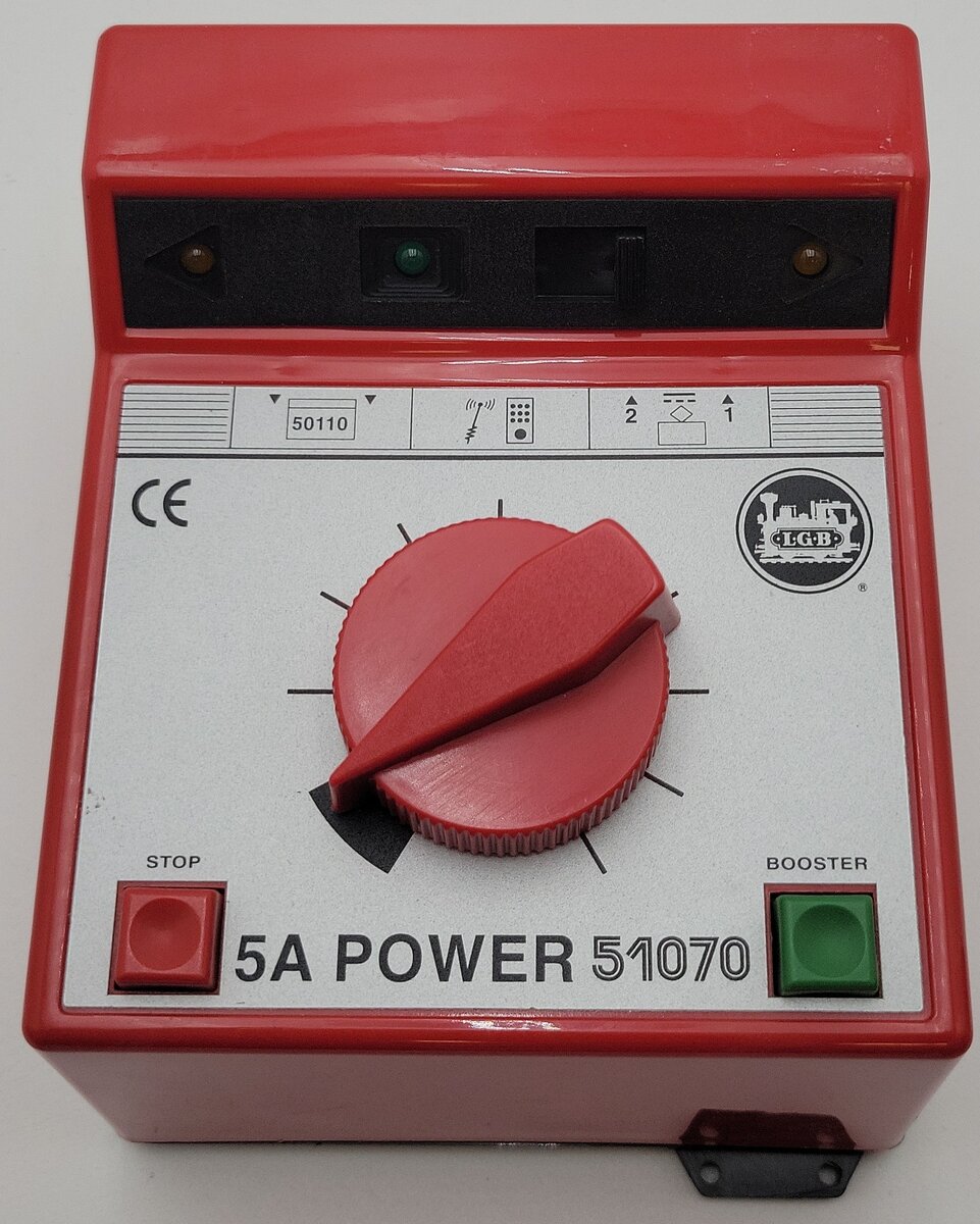 LGB 51070 5 Amp High Power Analog Powerpack & Throttle VG/Box