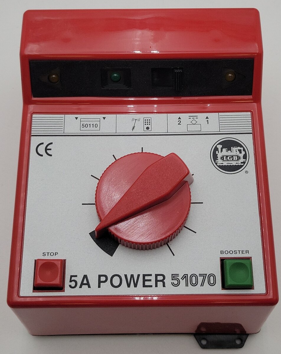LGB 51070 5 Amp High Power Analog Powerpack & Throttle VG/Box