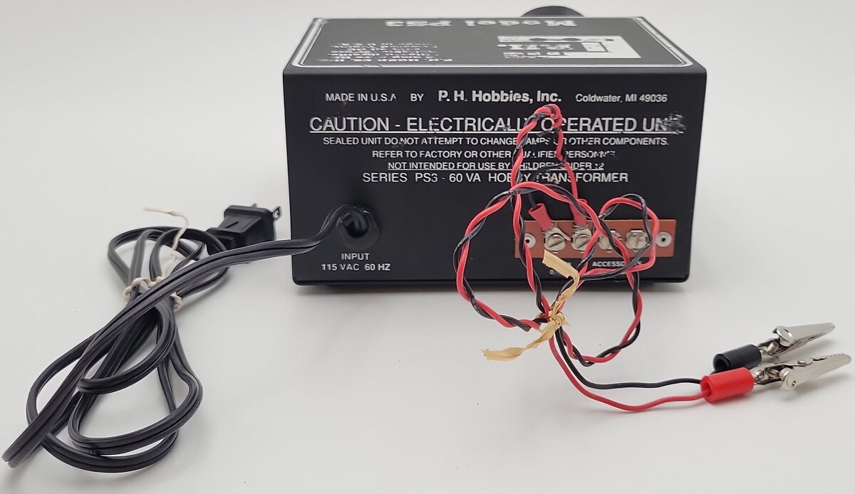 PH Hobbies PS3 PH Hobbies G Scale PS3 DC High Amp Transformer VG