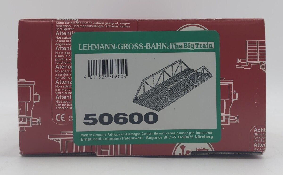 LGB 50600 G Scale Truss Bridge LN/Box