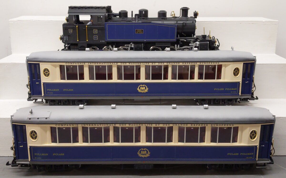 LGB 70685 G Scale Orient Express Deluxe G Gauge Steam Passenger Train Set LN/Box