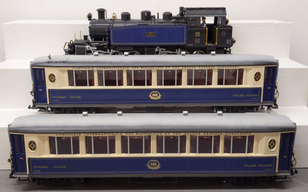 LGB 70685 G Scale Orient Express Deluxe G Gauge Steam Passenger Train Set LN/Box