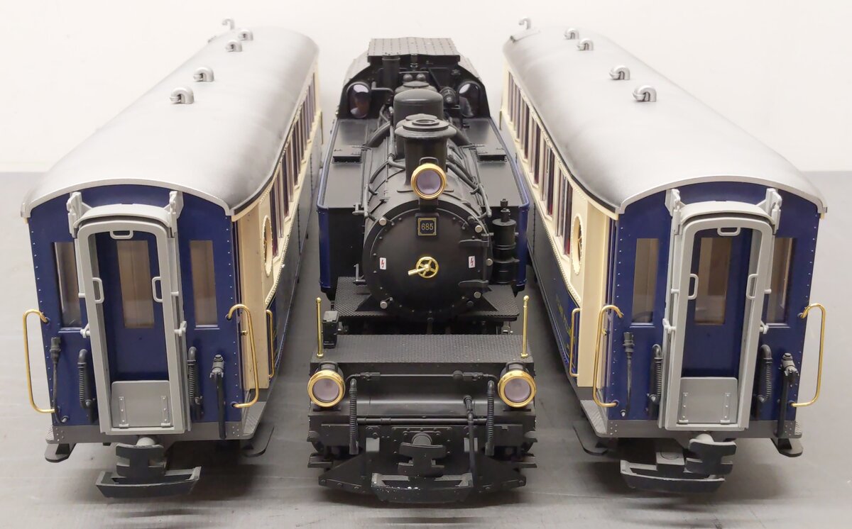 LGB 70685 G Scale Orient Express Deluxe G Gauge Steam Passenger Train Set LN/Box