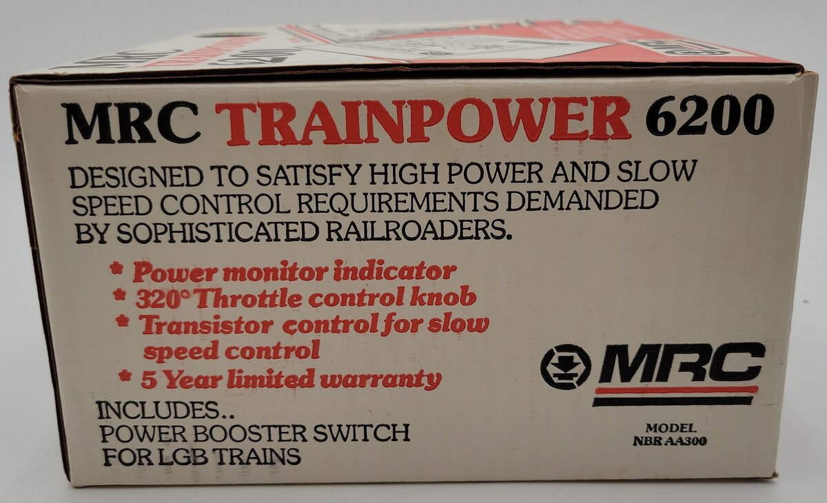 MRC 6200 Trainpower Power Pack (Silver) VG/Box