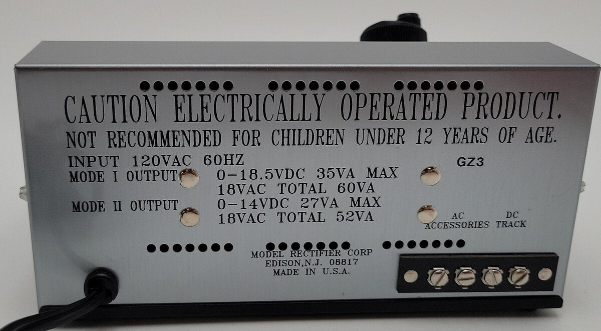 MRC 6200 Trainpower Power Pack (Silver) EX/Box