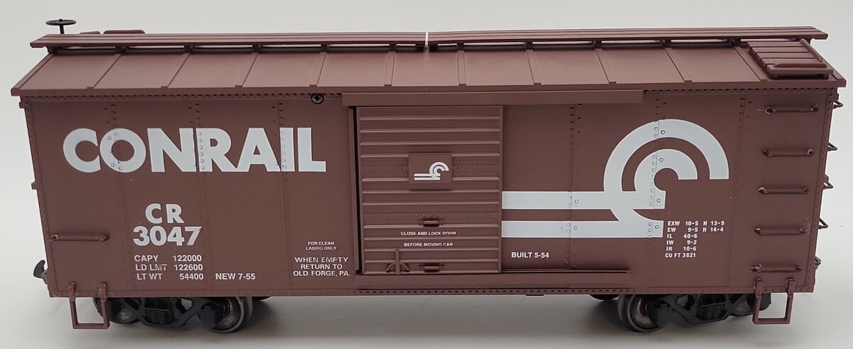 USA Trains R-19002 G Scale Conrail Reefer Car #3047 EX/Box
