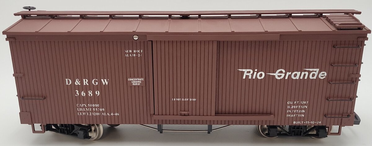 USA Trains 3689 G Denver & Rio Grande Western Sliding Door Boxcar EX/Box