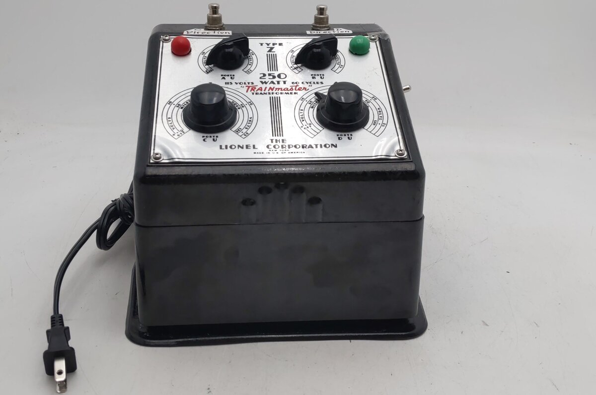 Lionel O Postwar Type Z 250 Watt Trainmaster Transformer EX