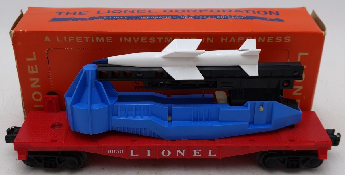 Lionel 6650 Vintage O IRBM Rocket Launcher EX/Box