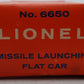 Lionel 6650 Vintage O IRBM Rocket Launcher EX/Box