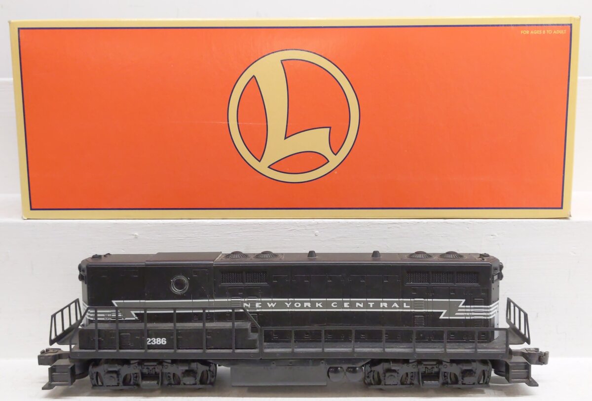 Lionel 6-18865 New York Central GP-9 Non Powered B Unit Diesel Engine #2386 EX/Box