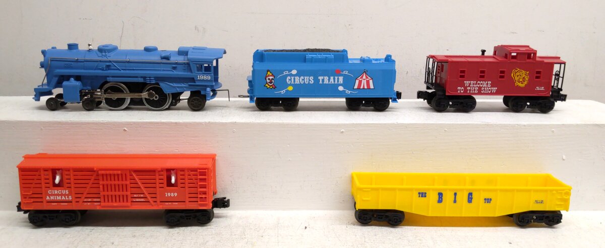 Lionel 6-11770 O Gauge Sears Circus Steam Train Set EX/Box