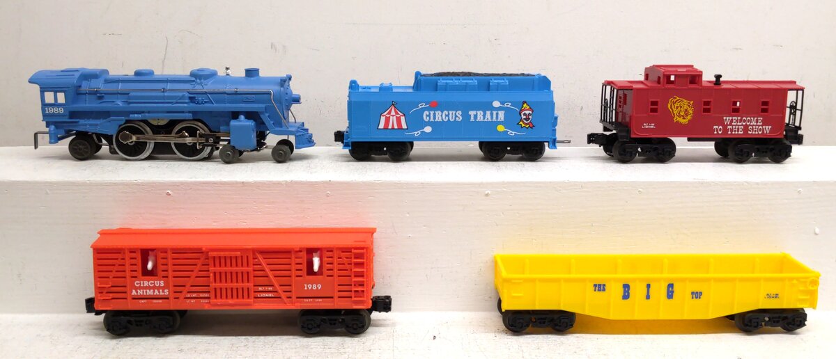 Lionel 6-11770 O Gauge Sears Circus Steam Train Set EX/Box