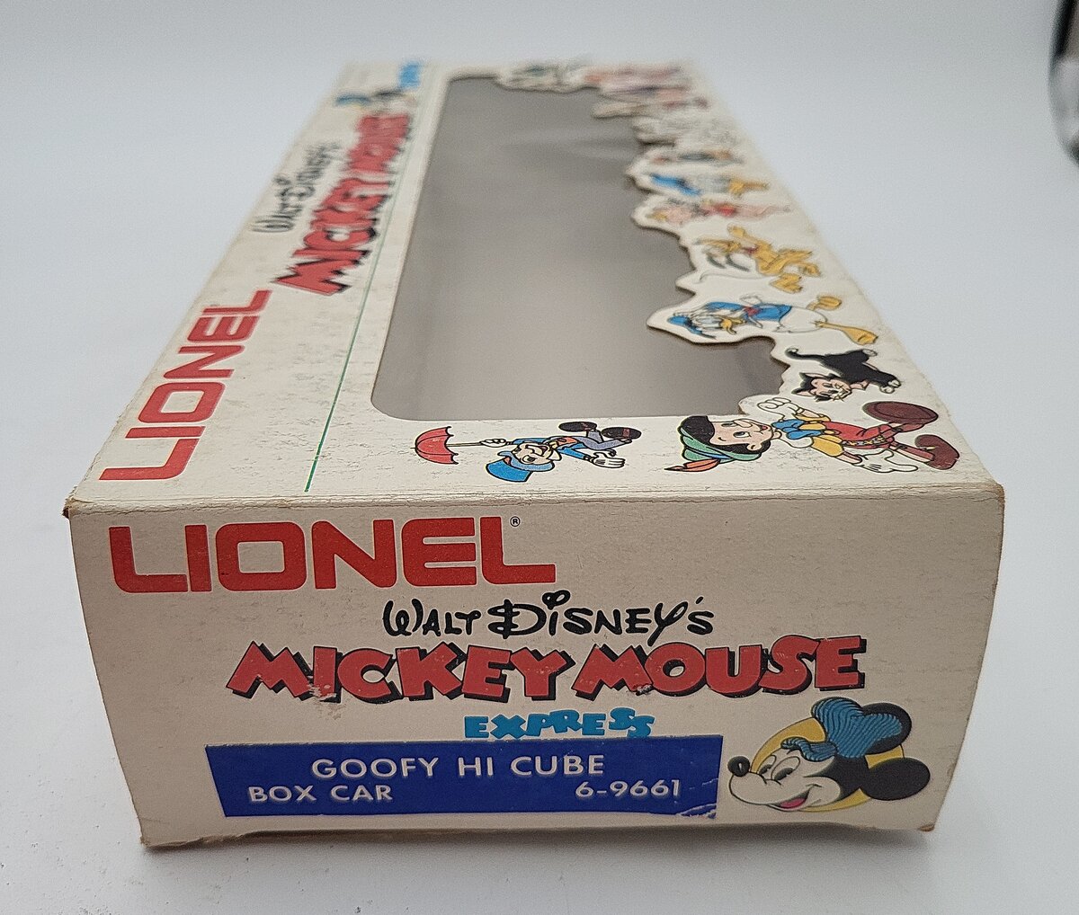 Lionel 6-9661 O Gauge Disney Goofy Hi-Cube Boxcar EX/Box