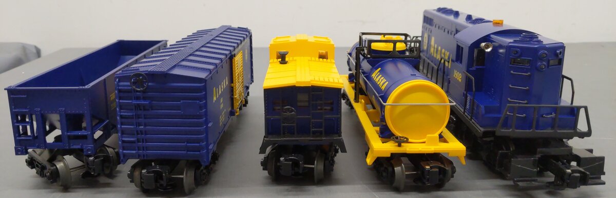 Lionel 6-11972 O Gauge Alaska Railroad GP-7 Diesel Train Set EX/Box