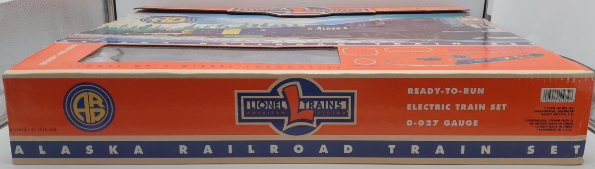 Lionel 6-11972 O Gauge Alaska Railroad GP-7 Diesel Train Set EX/Box