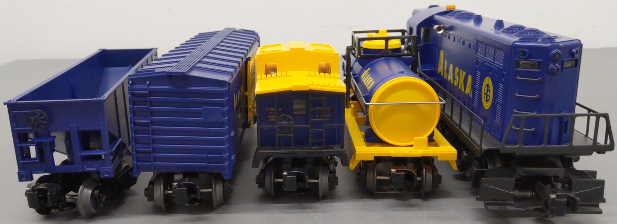 Lionel 6-11972 O Gauge Alaska Railroad GP-7 Diesel Train Set EX/Box