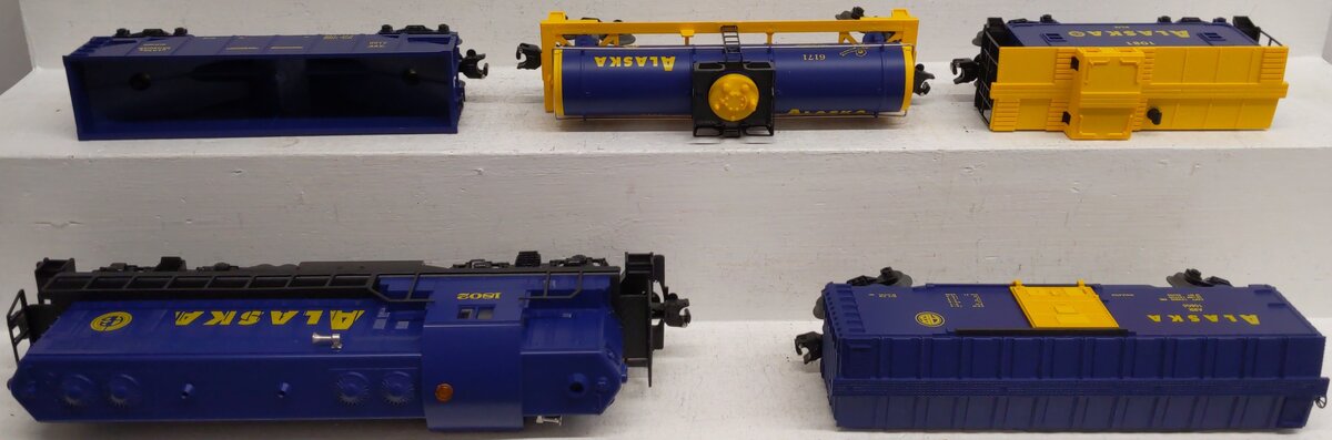 Lionel 6-11972 O Gauge Alaska Railroad GP-7 Diesel Train Set EX/Box
