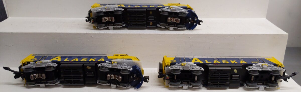 MTH 20-2645-1 Alaska F-7 ABA Diesel Engine Set w/PS 2.0 #1502/1506/1517 EX/Box