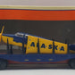 Lionel 6-36021 O Gauge Flatcar with Alaska Airplane #6424 LN/Box