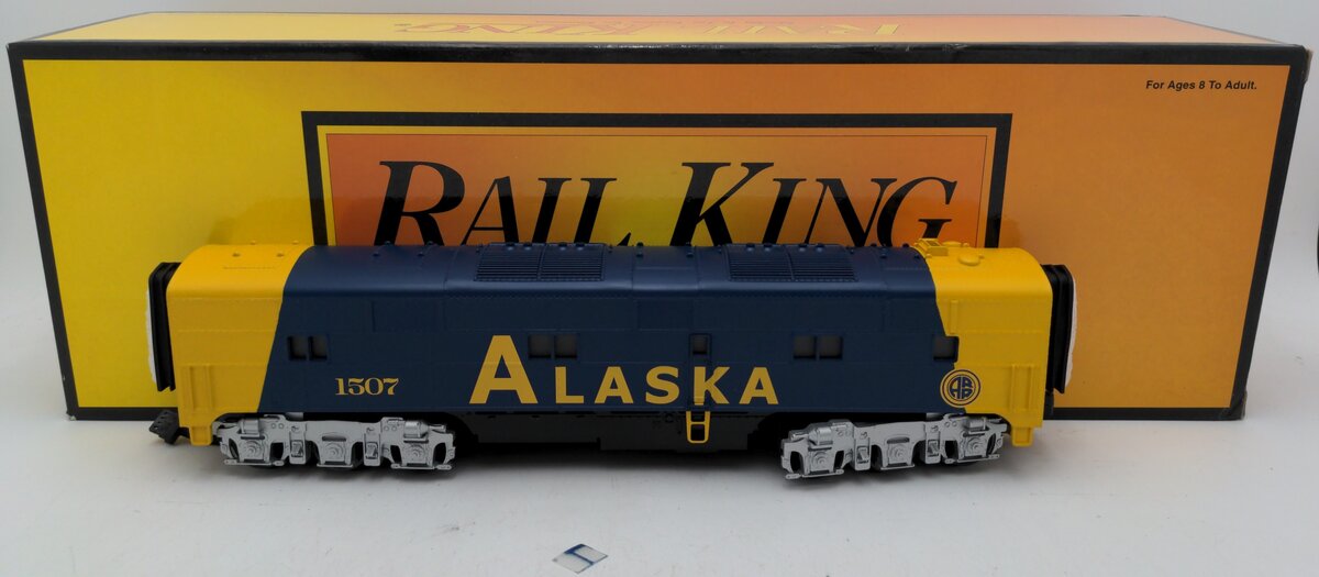MTH 30-2283-3 Alaska E-3 B-Unit Non-Powered Diesel Engine #1507 EX/Box
