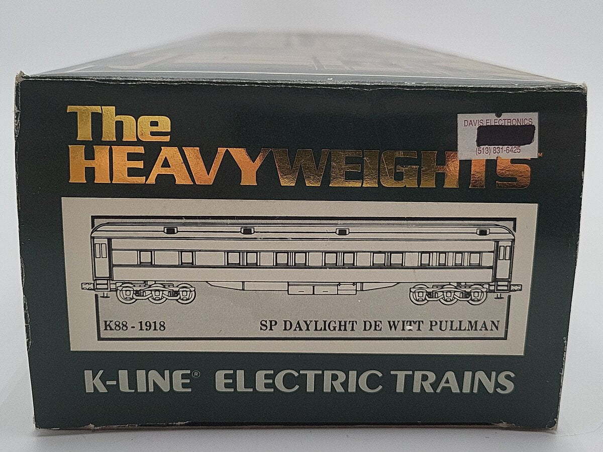K-Line K88-1918 O Southern Pacific "De Witt" Daylight Heavyweight Pullman Car EX/Box