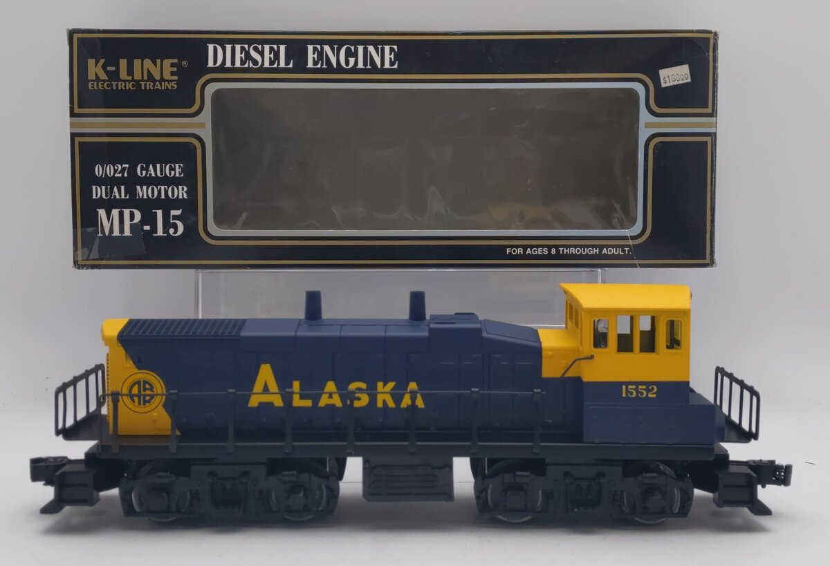 K-Line K2248 O Alaska MP-15 Diesel Locomotive #1552 - Custom Painted/Box