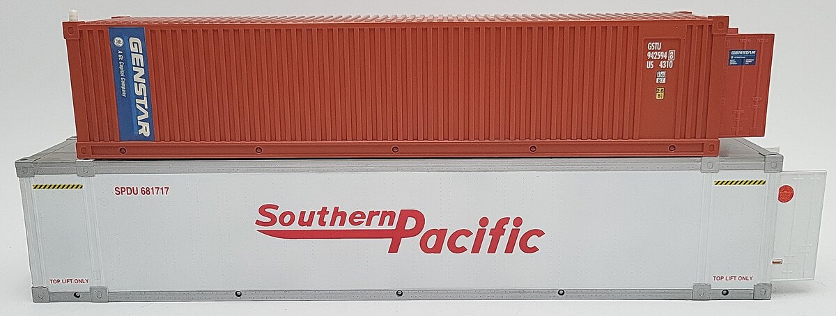 K-Line K7767 O Gauge Union Pacifc Flatcar w/ 2 Containers EX/Box