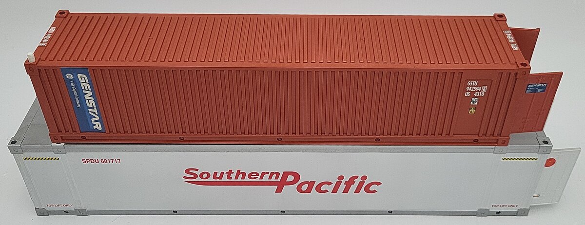K-Line K7767 O Gauge Union Pacifc Flatcar w/ 2 Containers EX/Box