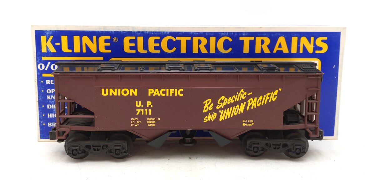 K-Line K7111 O Union Pacifc Operating Hopper Car LN/Box