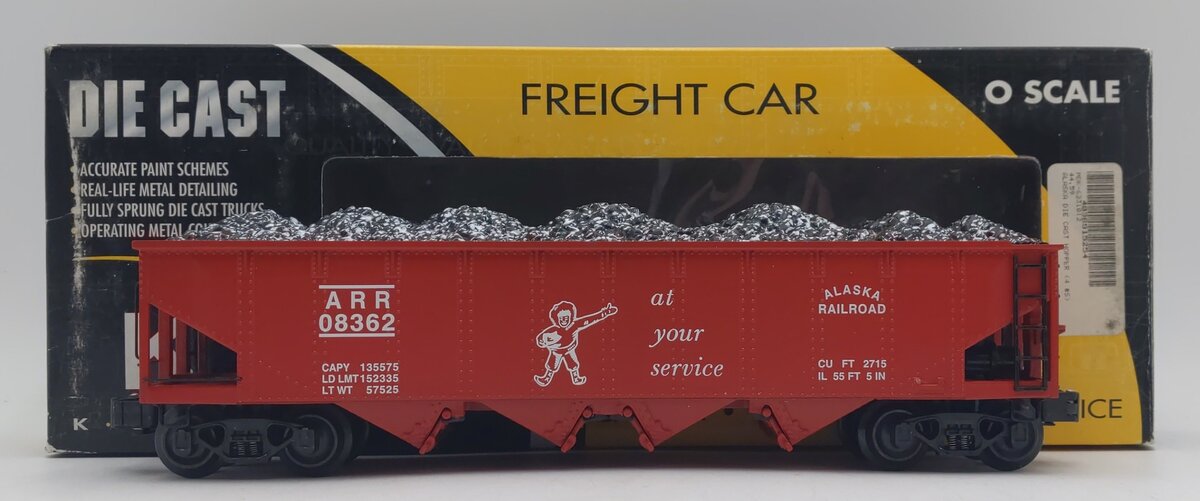 K-Line K623-1012 Alaska RR Hopper #08362 LN/Box