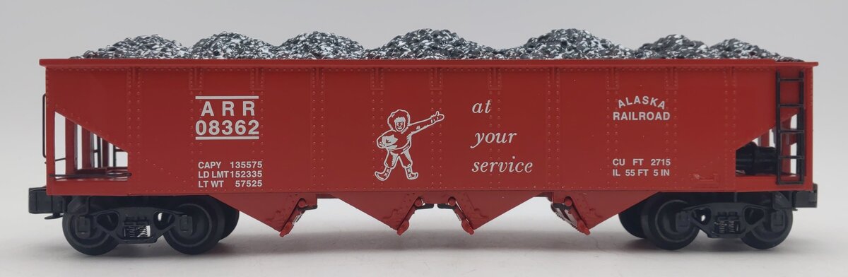 K-Line K623-1012 Alaska RR Hopper #08362 LN/Box