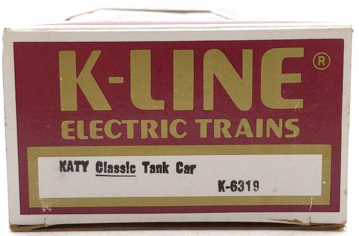 K-Line K6319 O Gauge KATY Classic Single Dome Tank Car EX/Box