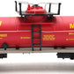 K-Line K6319 O Gauge KATY Classic Single Dome Tank Car EX/Box