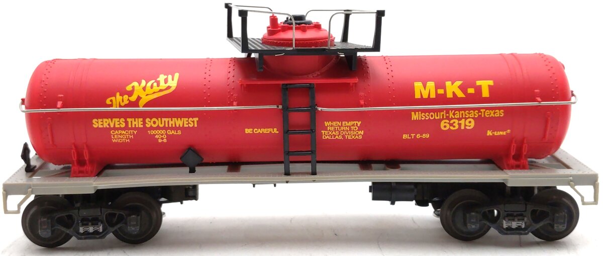 K-Line K6319 O Gauge KATY Classic Single Dome Tank Car EX/Box