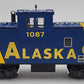 K-Line K613-1011 O Gauge Lighted Alaska Classic Caboose LN/Box