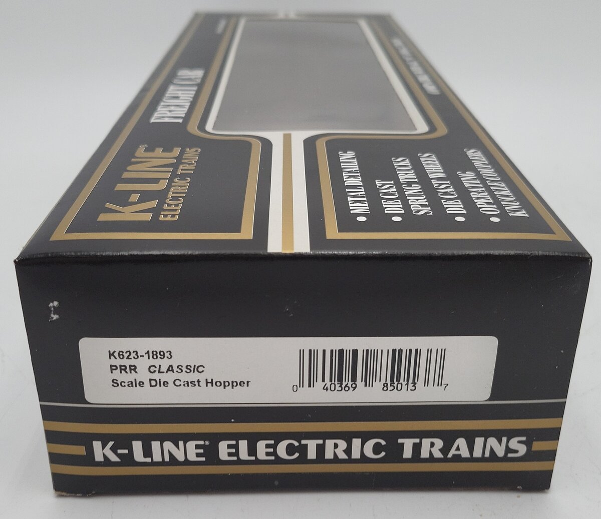 K-Line K623-1893 O Gauge Pennsylvania Railroad Die-Cast 4-Bay Hopper #6231893 EX/Box