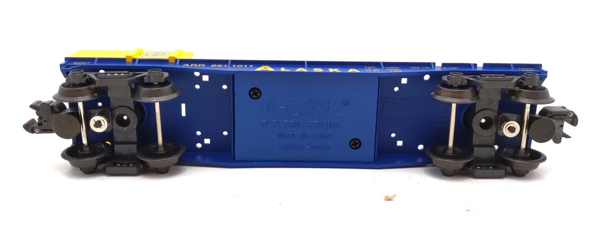 K-Line K661-1011 O Gauge Alaska Flatcar with Pickup EX/Box