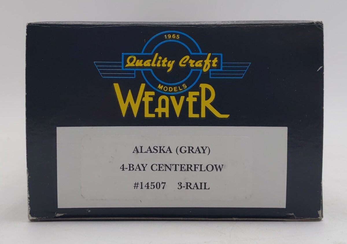 Weaver 14507 O Gauge Alaska 4-Bay Centerflow Hopper #14507 - 3-Rail NIB