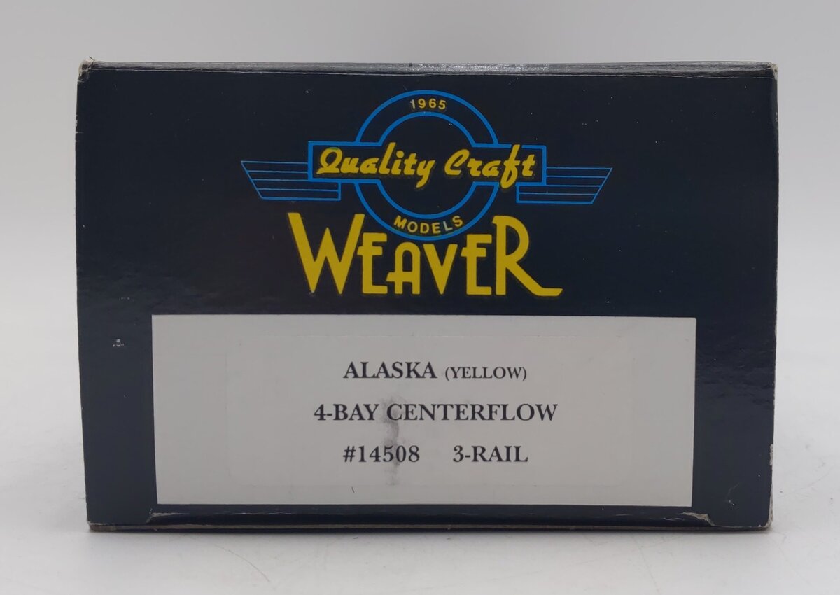 Weaver O Gauge Alaska 4-Bay Centerflow Hopper #14508 - 3-Rail NIB