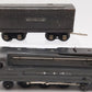 Lionel 1668E Vintage O 2-6-2 Gunmetal Streamline Steam Locomotive & Tender VG