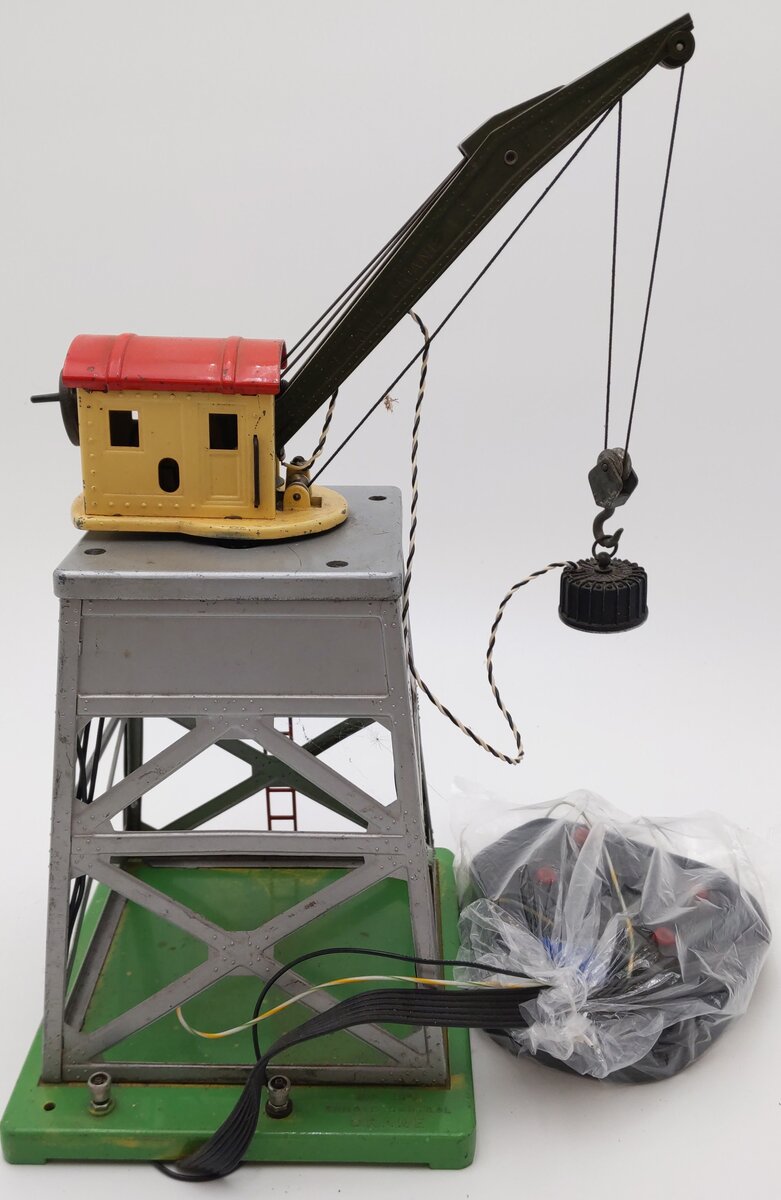 Lionel 165 Vintage O Custom Operating Gantry Crane with Electromagnet VG