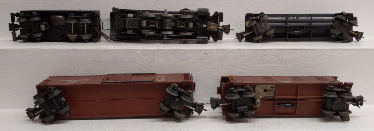 Lionel 251B Vintage O Pennsylvania Railroad 0-6-0 Steam Switcher Set VG