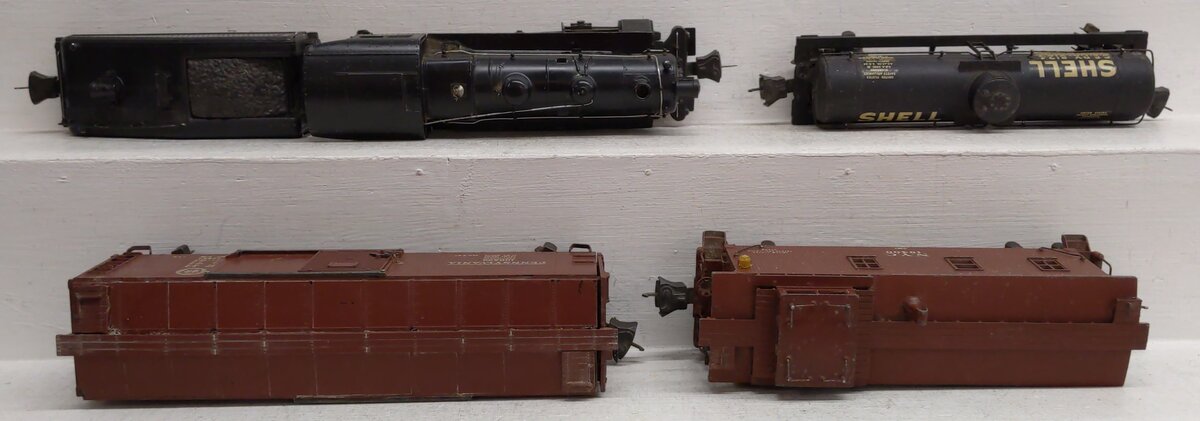 Lionel 251B Vintage O Pennsylvania Railroad 0-6-0 Steam Switcher Set VG