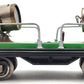 Lionel 220 Vintage Standard Gauge Green Searchlight Car with Nickel Trim VG