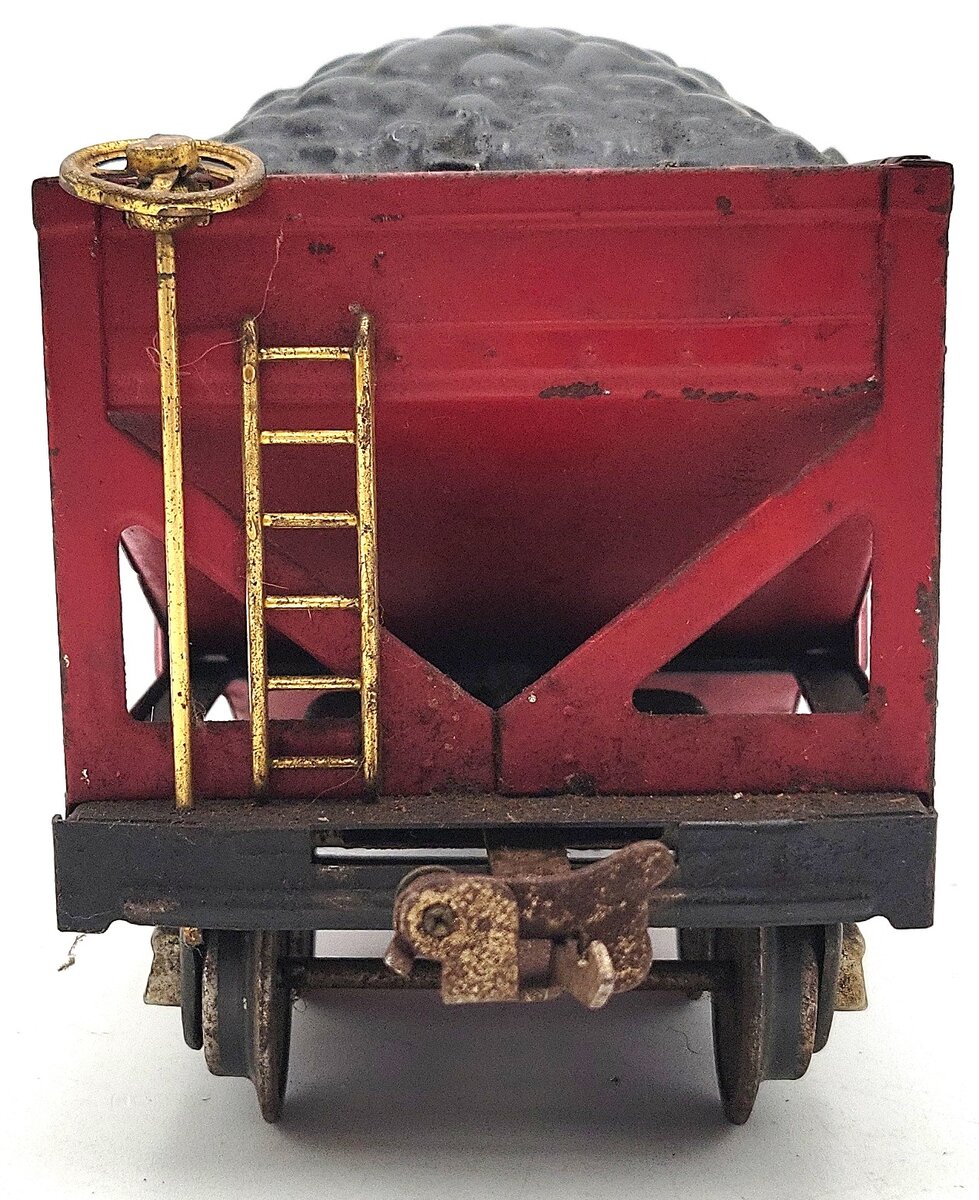 Lionel 516 Vintage Standard Gauge Lionel Lines 2-Bay Hopper with Coal