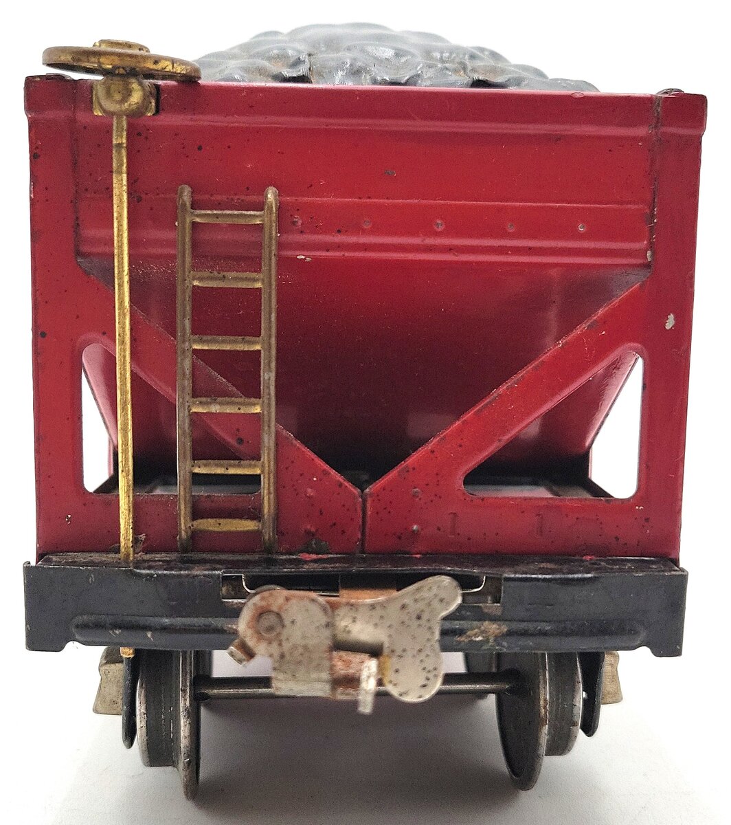 Lionel 516 Vintage Standard Gauge Lionel Lines 2-Bay Hopper with Coal VG