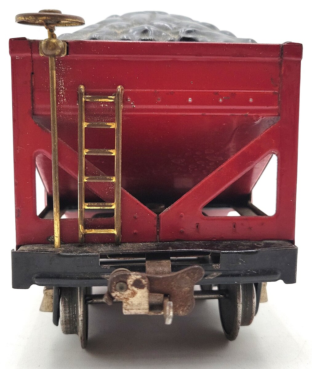 Lionel 516 Vintage Standard Gauge Lionel Lines 2-Bay Hopper with Coal VG