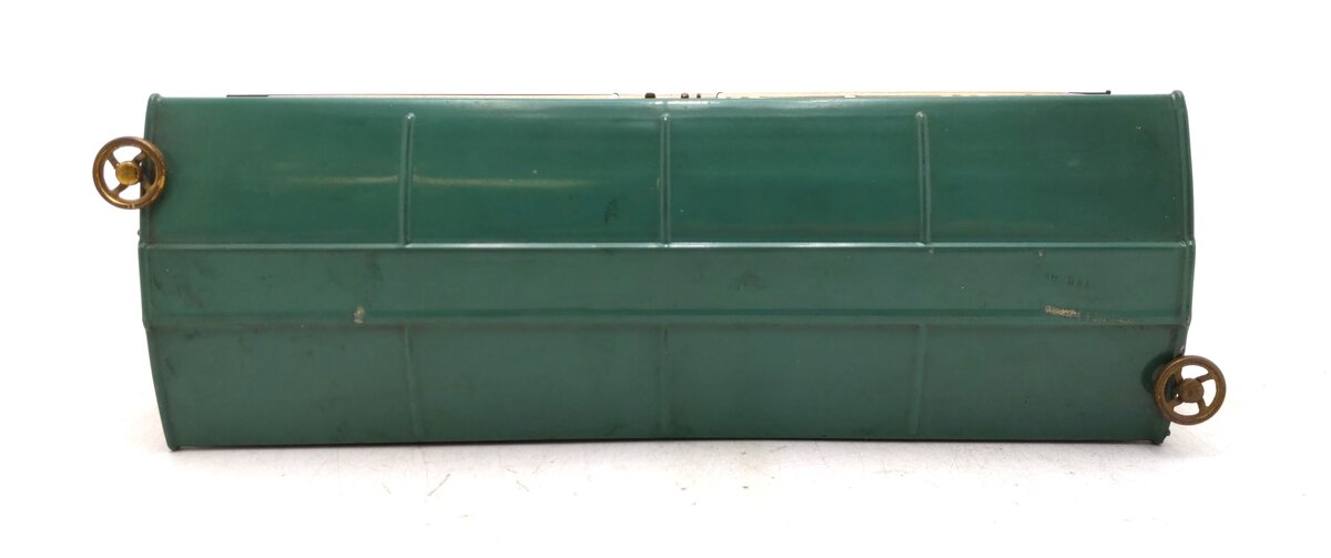 Lionel 514 Vintage Standard Gauge Tinplate Ivory/Peacock Refrigerator Car VG